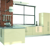 Îlots de cuisine modernes et ajustables avec évier en acrylique et panier de rangement, îlots de cuisine de luxe avec sièges