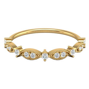 Bague de mariage en or 18 carats véritable, certifiée par un tiers, avec diamant de laboratoire taille marquise haut de gamme PROVENCE, clarté VVS1, vente en gros sur mesure - Product Image 4