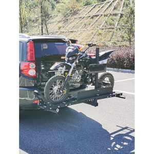Support de Transport Universel en Acier Carbone pour <span class=keywords><strong>Moto</strong></span>, Fixation sur Attelage, Accessoires Extérieurs pour Voitures - Product Image 5