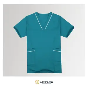 OEM Abbigliamento Medica Ospedale Uniforme per I Medici Gli Uomini Ospedale Abbigliamento Paziente Abito Vestiti di Cotone Unisex Personalizzato