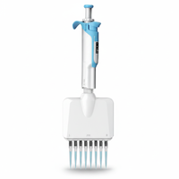 Qualité laboratoire, entièrement autoclavable, 8 canaux réglables, 0,5-10 µl