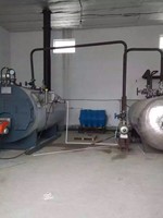 Boiler Air Panas Berbahan Bakar Batubara Hemat Energi 1-20 Ton Industri Tekanan Rendah Horizontal Tabung Air Otomatis