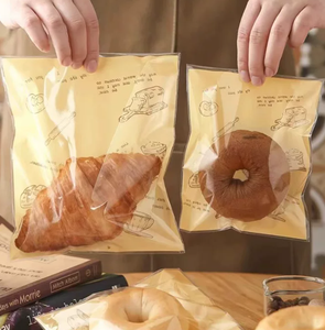 Bolsas de Embalaje para Panadería con Cierre Hermético, Impresas en Mate, de Grado Alimenticio HDPE, para Alimentos para Bebés, Pan, Bagels, Croissants, Panecillos de Levadura - Product Image 4