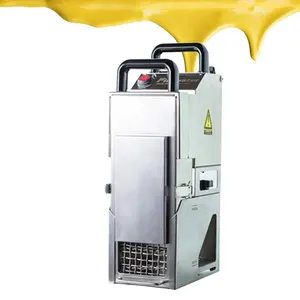 Freidora de acero inoxidable de alta calidad, máquina de reciclaje de aceite de cocina con filtro de aceite, precio barato de fábrica