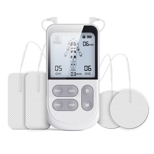 Unidad TENS 3 en 1, Estimulador Muscular de Doble Canal, Máquina EMS Portátil Recargable, Terapia para Espalda y Cuello, Recuperación Muscular - Product Image 2