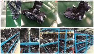 LXG, botas de caza de campo ocultas fáciles de camuflaje azul completo suela de goma ondulada precio barato botas de combate Altama HSM268 - Product Image 5