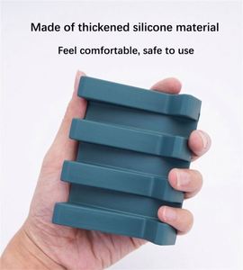 Silicone Soap Storage Box Creative Draining Mat with Non-slip Feature OEM ODM Soap Holder Washable <b>Bath</b> Toilet Supply - Product Image 5