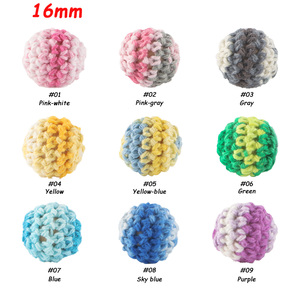 Cuentas rganic de 16mm, accesorios de adornos para collar de bebé - Product Image 2