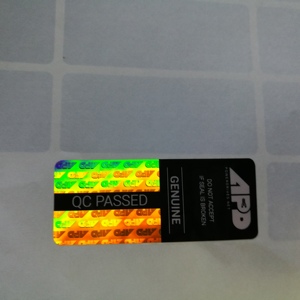 Tính xác thực mã tùy chỉnh 3D Hologram Sticker đen nối tiếp/chuỗi/liên tục số in bao bì nhãn - Product Image 1