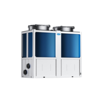 Pompe à chaleur EVI haute efficacité à source d'air, système de chauffage et d'eau chaude à circulation basse température pour zones froides