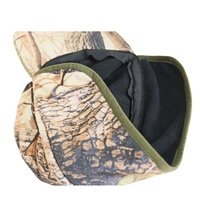 Casquette plate en polyester camouflage personnalisée, chapeau de pêche camouflage, équipement de baseball pour hommes