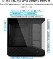 Nouveauté en promotion : Mini boîtier V100 Matx noir de Lian Li