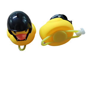 Linda Campana de Bicicleta Impermeable con Diseño de Pato Amarillo con <span class=keywords><strong>Casco</strong></span>, Luz de <span class=keywords><strong>Ciclismo</strong></span>, Bocina para Niños, Goma, 22.2mm - Product Image 6