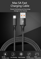 Câble de charge USB tressé en nylon haute vitesse pour iPhone, câble de charge rapide Type C, cuivre pur, utilisation informatique, lecteur de codes-barres