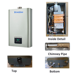 Calentador <span class=keywords><strong>de</strong></span> Agua a <span class=keywords><strong>Gas</strong></span> Inteligente con Control <span class=keywords><strong>de</strong></span> Temperatura, Cámara <span class=keywords><strong>de</strong></span> Combustión Sellada, 10-24L, Agua Caliente Instantánea, para Autocaravanas, Exteriores y Hogares - Product Image 6