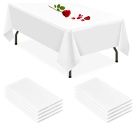 Nappes Jetables Blanches sur Mesure pour Fête, Pique-nique et Mariage