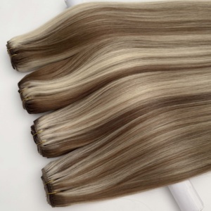 Extensiones de Cabello Humano Virgen Europeo de Doble Trama, Extensiones de Cabello Humano en Cola de Caballo Divine Remi - Product Image 5