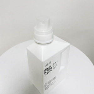 Tùy Chỉnh 500Ml 1000Ml Trắng Vuông Rỗng <span class=keywords><strong>HDPE</strong></span> Nhựa Hộ Gia Đình Rửa Giặt Chất Tẩy Rửa Số Lượng Lớn Chai 1L - Product Image 3