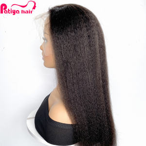 Productos con Descuento, Peluca Vietnamita Lisa y Rizada sin Pegamento, 13x4 con Frente de Encaje, Cabello Humano Natural para Mujeres Negras - Product Image 2