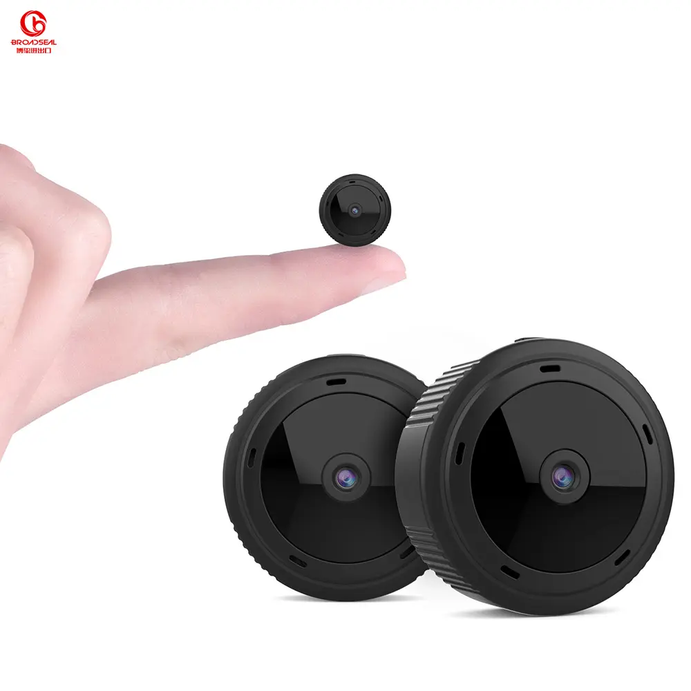 Mini Camera WiFi with Audio and Video Live Feed WiFi Cell Phone App Wireless Recording 1080P HD Nanny Cams with Night Vision