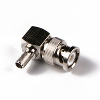Raynool CNC Connecteur RF personnalisé 50 Ohm 90 degrés BNC Connecteur mâle à angle droit RG316 RG58 Câble BNC Connecteur Plug