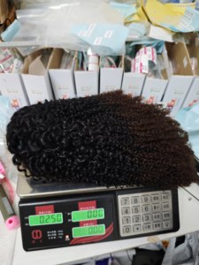 Letsfly Jerry bouclés 13x4 dentelle frontale Bob perruques 18 pouces ligne de cheveux naturels cheveux humains en gros 2 tons couleur - Product Image 6