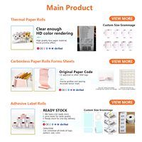 Papier continu autocopiant 9,5 x 11 pouces pour formulaires informatiques de bureau