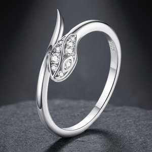 Anillo Solitario de Moissanita con Corte en Forma de Corazón, Color D, para Mujer, Chapado en Rodio, Plata de Ley 925, Apilable, para Aniversario - Product Image 3