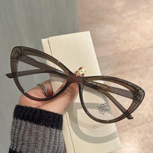 Montures de lunettes œil-de-chat Js3 4 52009 pour femmes, monture complète, verres anti-lumière bleue, design irrégulier, origine Taizhou - Product Image 2