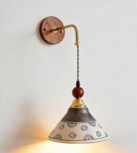 Dropshipping Shopify Vintage Ceramic Pendant <b>Light</b> Nordic Single Head Copper Body LED Warm Lamp For <b>Dining</b> Room Bedroom Decor - Product Image 4
