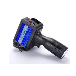 M6 cầm tay Carton Nhỏ Kraft Giấy túi nhựa bọt Hội Đồng Quản trị ngày sản xuất hai chiều mã số lô logo máy in phun - Product Image 2