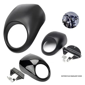 Motorcycle accessories ABS Plastic Black Headlight Fairing Cover headlamp hood head cover For halley 883 XL1200