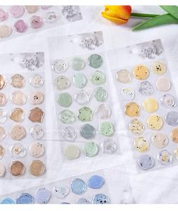 Autocollant en cristal d'art botanique 3D pour invitation <span class=keywords><strong>de</strong></span> mariage d'anniversaire enveloppes décoratives autocollants <span class=keywords><strong>de</strong></span> <span class=keywords><strong>cire</strong></span> à sceller - Product Image 4