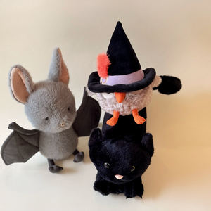 All'ingrosso bambole di animali di Halloween serie mazze gufi gatti neri giocattoli di peluche regali di Halloween - Product Image 2