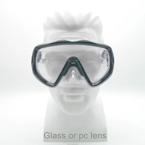 New Snorkelling mask for glass Diving Mask Snorkel Swimming Goggles Fishing waterproof Snorkel Masks & Goggles full face