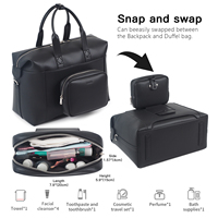 Sac de voyage unisexe personnalisé avec logo, grande capacité, fermeture éclair, portable, modulaire, interchangeable, de haute qualité