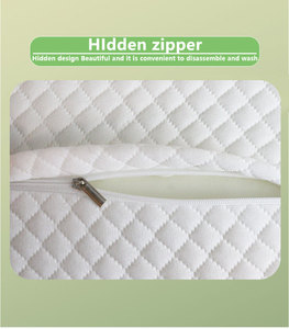 Cuscino Moderno in Cotone <span class=keywords><strong>Memory</strong></span> Confortevole e Traspirante, Aiuto per il Sonno con Funzione Antibatterica, Ultima Protezione per Vertebre Cervicali e Collo - Product Image 5