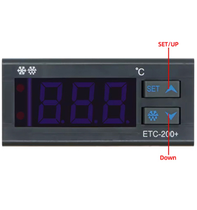 ETC-200 + Nhiệt độ điều khiển máy vi tính kỹ thuật số nhiệt mini Temp điều khiển lạnh rã đông báo động 220V - Product Image 4