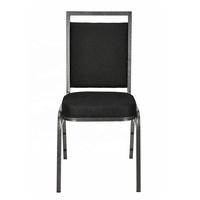 Chaises d'hôtel empilables en fer de style moderne et durables pour salle de banquet, salon, appartement, hôpital, atelier, entrée, parc et sous-sol