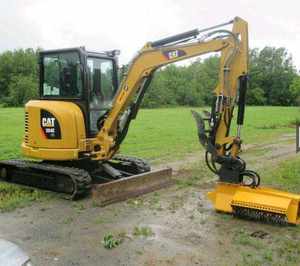 Broyeurs à fléaux montés sur excavatrice avec moteur conçu pour une <span class=keywords><strong>coupe</strong></span> efficace de l'herbe et des arbustes - Product Image 6