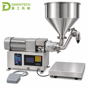 Machine de remplissage semi-automatique pour beurre de cacahuète, sauce tomate, sauce chili, pâte de sésame, confiture et pâtes épaisses - Product Image 1