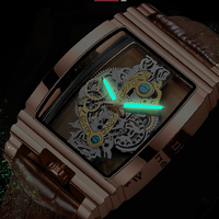 Montre de luxe pour homme BINBOND B5011 5011, bracelet en acier inoxydable, montre de business, lumière nocturne luminescente, calendrier à aiguilles, montre à quartz