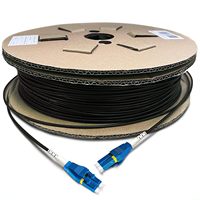 Cable de Fibra Óptica FTTH Dúplex con Conector SC UPC Monomodo para Comunicación de Banda Ancha por Internet