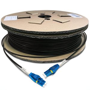 Câble de branchement optique extérieur FTTH monomode avec gaine LSZH pour connexion <span class=keywords><strong>Internet</strong></span> haut débit et télécommunications - Product Image 1