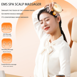 Nuevo <span class=keywords><strong>Mini</strong></span> masajeador EMS lindo 2025 gran oferta portátil de mano amasador vibrador masajeador de cuero cabelludo masajeador de cabeza de silicona eléctrico - Product Image 4
