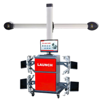 LAUNCH Outil de diagnostic d'alignement de roue 3D fixe X-831E pour la détection de l'empattement et de l'usure des pneus