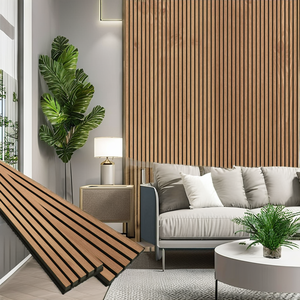 Panel de Pared Ranurado WPC Moderno de 3000*150*15mm, Revestimiento de Pared de PVC Ecológico e Impermeable, Ignífugo para Comercios y Apartamentos, 5 Años de Garantía - Product Image 2