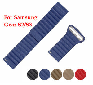 Bandas magnéticas de cuero genuino <span class=keywords><strong>para</strong></span> reloj, venta al por mayor de fábrica, <span class=keywords><strong>para</strong></span> <span class=keywords><strong>Samsung</strong></span> <span class=keywords><strong>Gear</strong></span> <span class=keywords><strong>S2</strong></span> S3 <span class=keywords><strong>Classic</strong></span>, correa de 20/22mm - Product Image 2