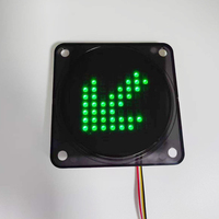 Panneau lumineux LED universel à trois rouleaux, indicateur de signal rouge-vert, 12V CC, plusieurs styles au choix, canal CS-GLED-1, Chine
