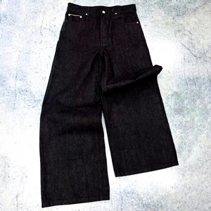 Jean Manufacturer Custom High Waist Wide Leg Japanese Salvage Raw Selvedge <strong>Bootcut</strong> Baggy Jean <strong>Trouser</strong> Flared Denim Pant for <strong>Men</strong> - Product Image 2